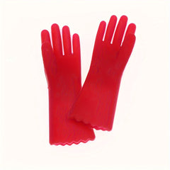 Miniature Cleaning Gloves Set DIY Doll House Kitchen Bathroom Props