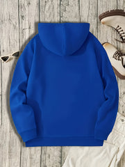 Rock Gesture Pattern Men's Hooded Sweatshirt