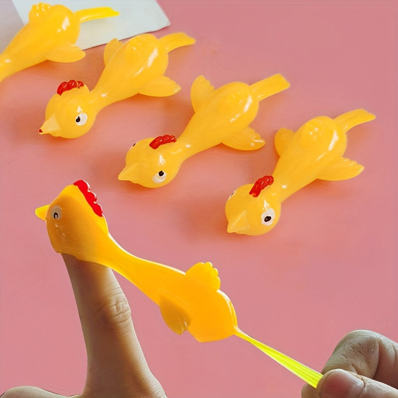 10pcs Ejection Turkey Trick Fun Toy Creative Chicken Toy