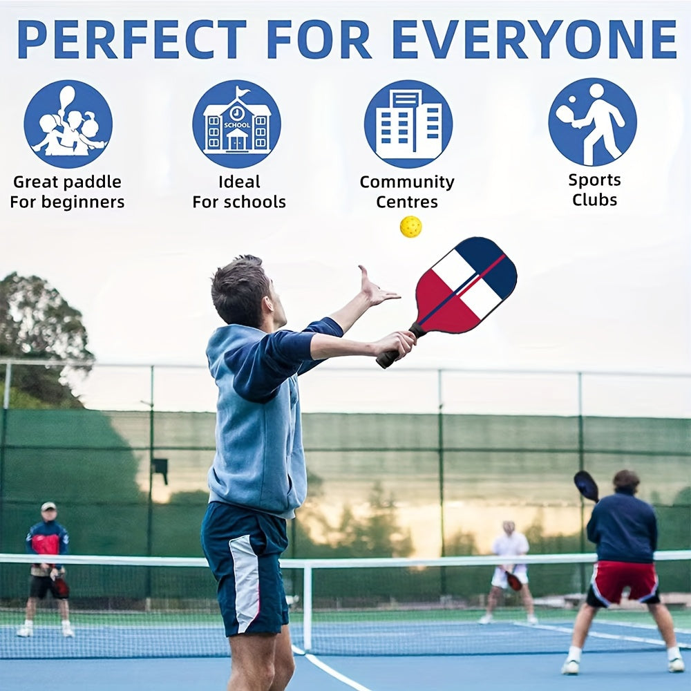 Fiberglass Pickleball Paddle For Beach Outdoor Recreational Sports Equipment