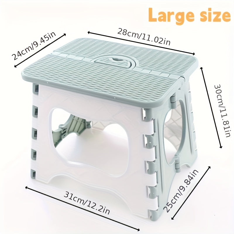 Portable Folding Stool with Handle Lightweight Foldable Chair for Outdoor