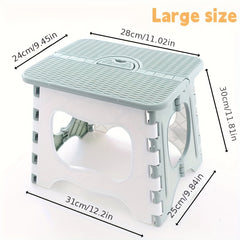Portable Folding Stool with Handle Lightweight Foldable Chair for Outdoor