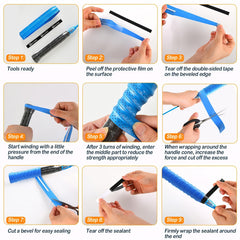 6pcs Anti Slip Racket Grip Tape for Improved Performance