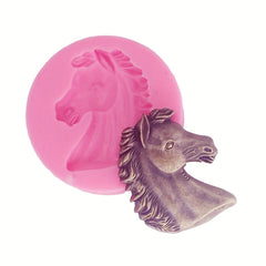 Silicone Horse Head Fondant Molds Cake Decorating Baking Tool