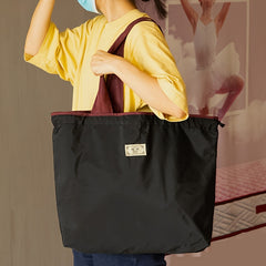 Eco Friendly Drawstring Shopping Bag, Foldable Portable Tote Bag