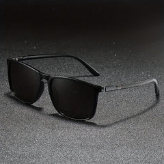 Vintage Square Frame Polarized Sunglasses Driving Fishing Shopping UV400