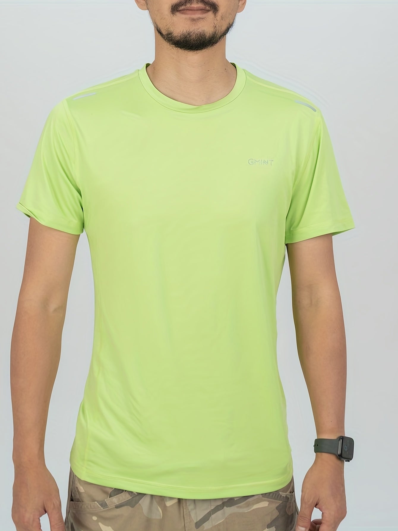 Men's Workout Shirt Active Compression Moisture Wicking Base Layer