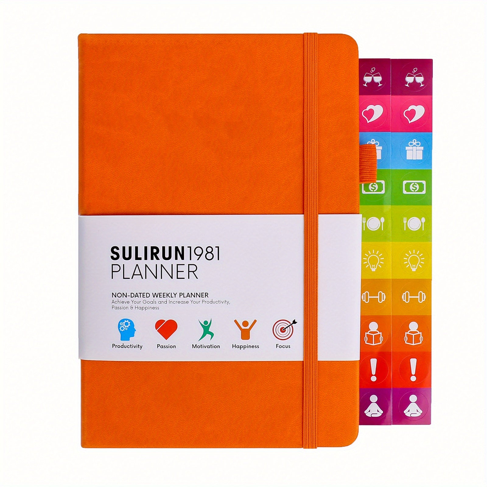 SULIRUN1981 Planner Weekly & Monthly Planner A5 Size 14 48 21 08 Cm