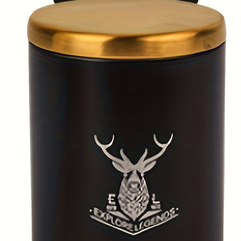 Smoke Pipe With Cover Tea Can Car Storage Can Sealing Cartridge