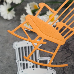 Rocking Chair Metal Cutting Dies for Card Making