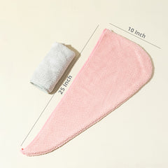 Hair Drying Towel Wrap Cap for Quick Drying