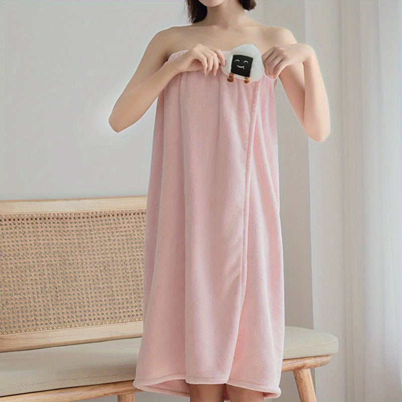 Women's Bath Towel Wearable Shower Skirt Absorbent Bath Sheet