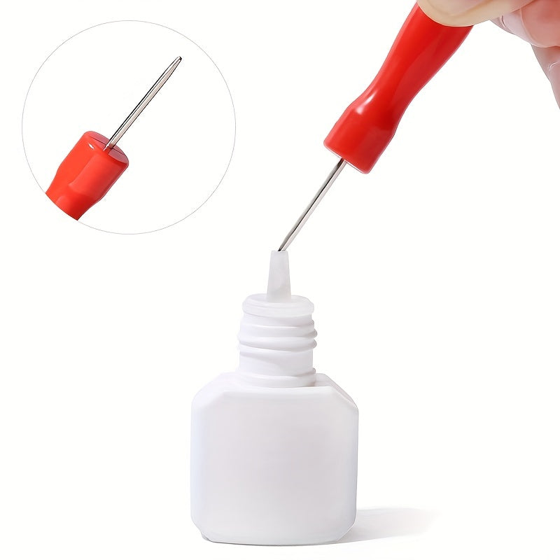 6-Pc Eyelash Glue Replacement Nozzle Caps Set for Lash Bottles