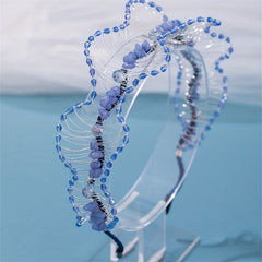 Kids Princess Crystal Beaded Hair Hoop Rhinestone Hair Accessories