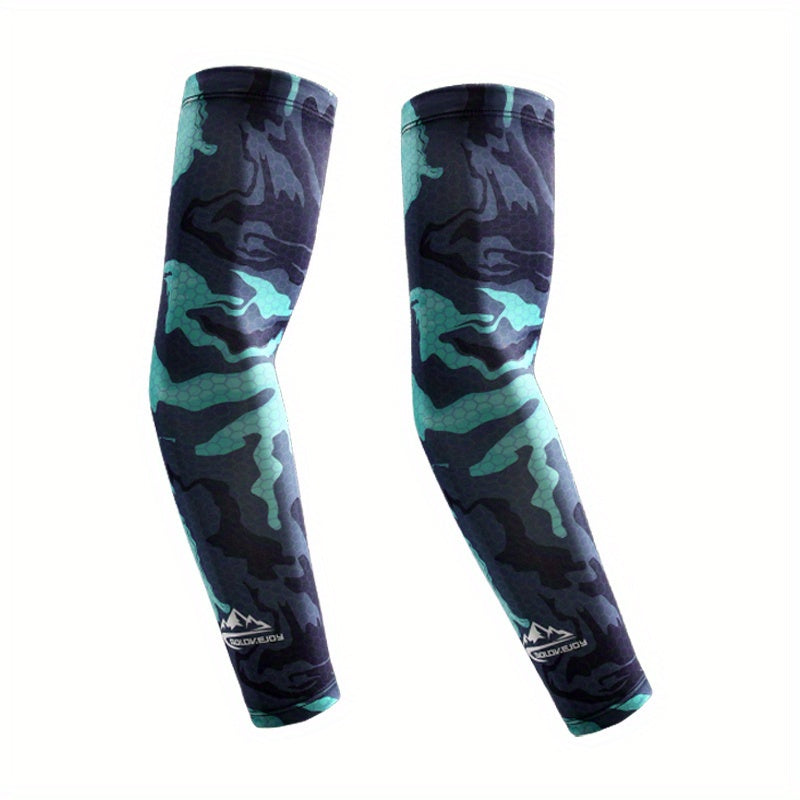 Summer Fishing UV Protection Arm Sleeves Men Women Outdoor Sports