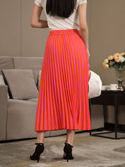 High Waisted Pleated Skirt for Women