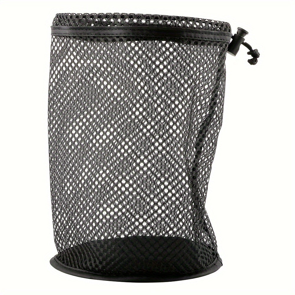 Portable Golf Mesh Bag Ball Holder Drawstring Lightweight Outdoor Travel Cam