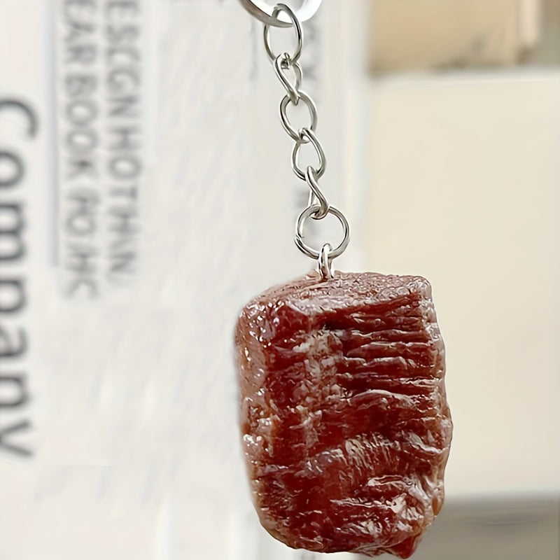 Food Keychain Pendant Decoration for Car Keys Backpacks Wallet