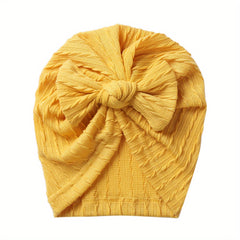 Baby Bow Pullover Hat Knitted Twist Braid Indian Hat