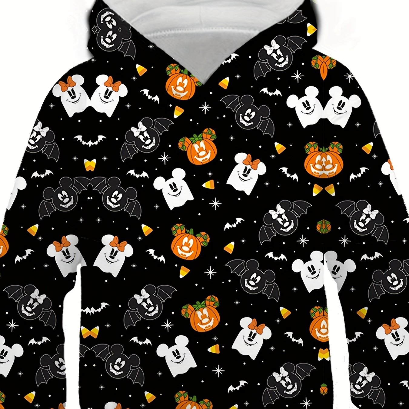 Stylish Halloween Pumpkin 3D Print Hooded Sweatshirt for Kids