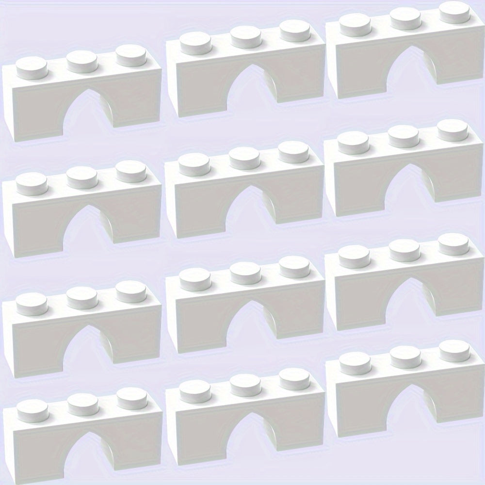 12pc Building Blocks Semi Circular Arch Construction Toy Educational DIY