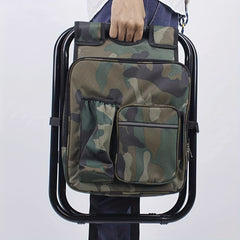 3-in-1 Cooler Backpack with Stool and Cooling Bag