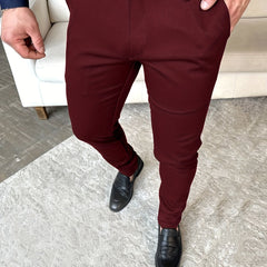 Solid Slim Men's Pants Europe And US Style Pencil Pants