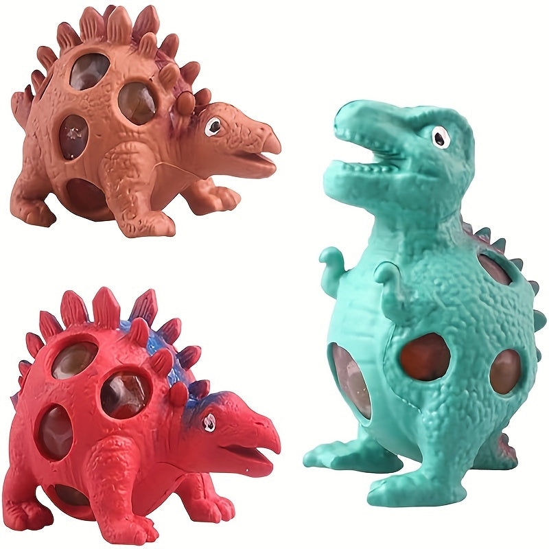 Dinosaur Stress Balls Sensory Relief Fidget Toys Work Pressure Release