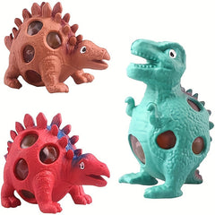 Dinosaur Stress Balls Sensory Relief Fidget Toys Work Pressure Release