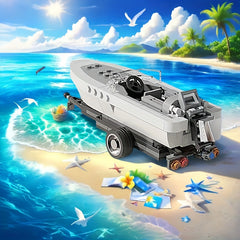 Yacht Building Block Assembly Toys