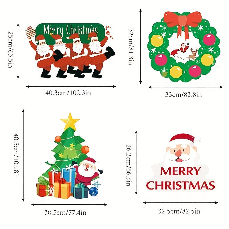 Christmas Front Door Decoration Hanging Decorations Wall Decor Holiday