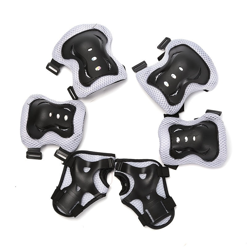 Kids Knee Pads Wrist & Elbow Pads Set Skate Bike Roller Skate Gear