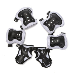 Kids Knee Pads Wrist & Elbow Pads Set Skate Bike Roller Skate Gear