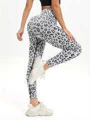 Leopard Print High Waist Butt Lifting Leggings for Women