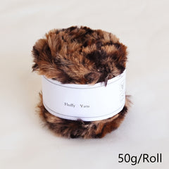 1pc Fur Yarn Ball Faux Mink Fur Yarn for DIY Knitting Crocheting Hat Scarf Purse