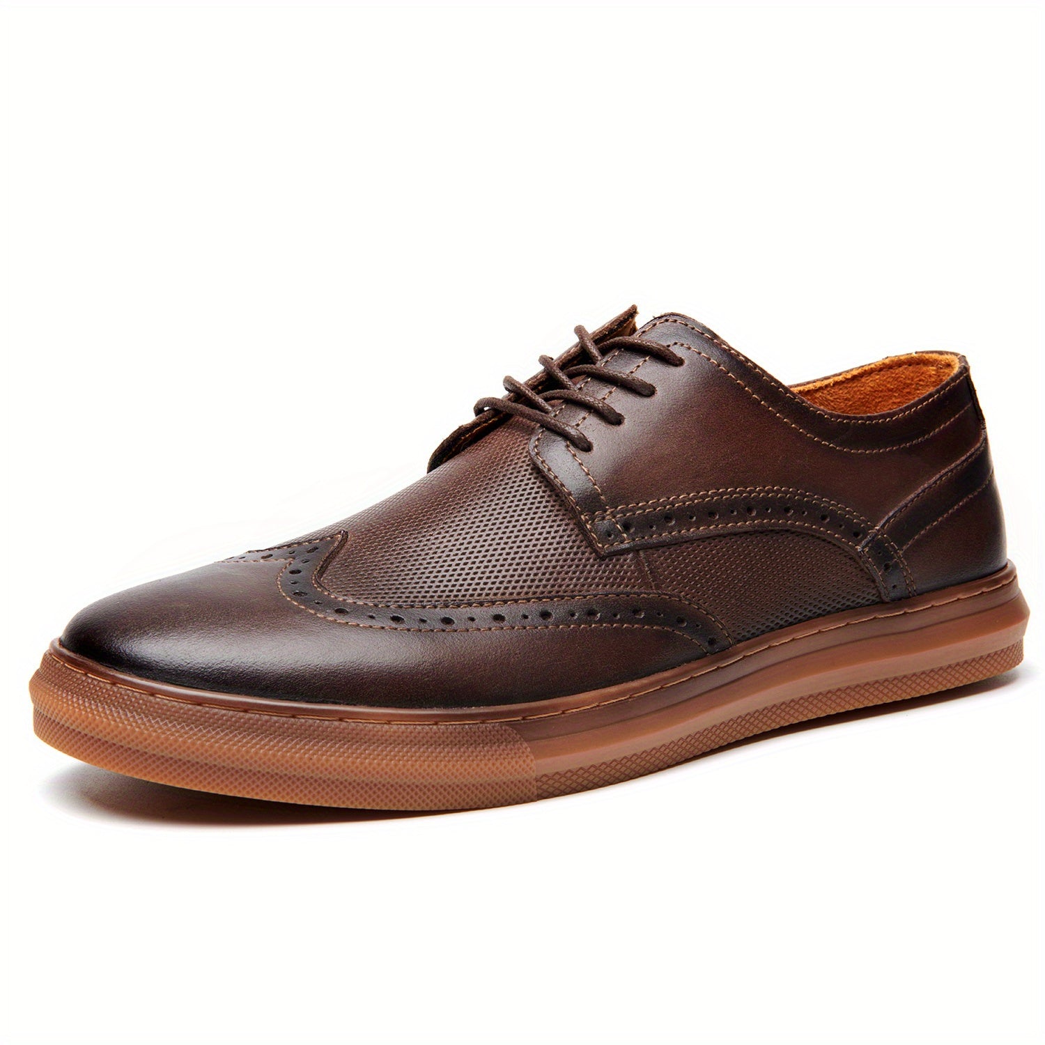 Men's Brogue Derby Shoes Non Slip Dress Shoes For Wedding Business