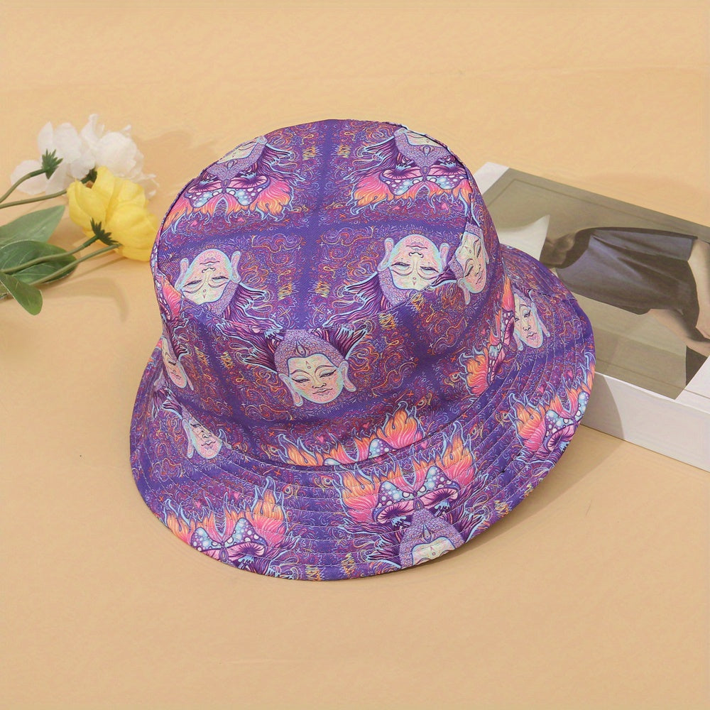 Digital Print Double-sided Sunshade Bucket Hat