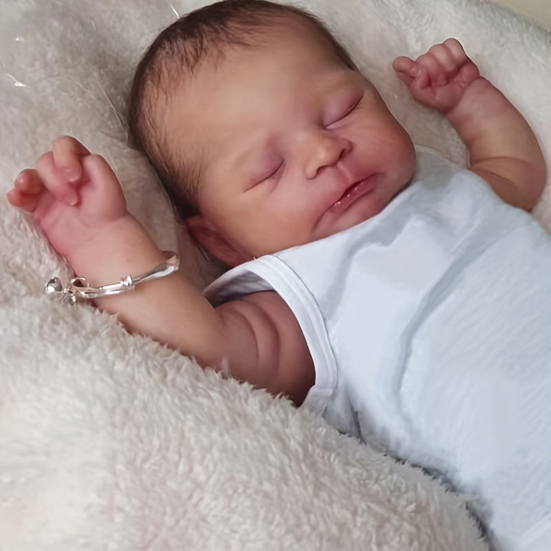 50 8 Cm Reborn Doll Sleeping Baby Boy High Genesis Hand Painted Doll