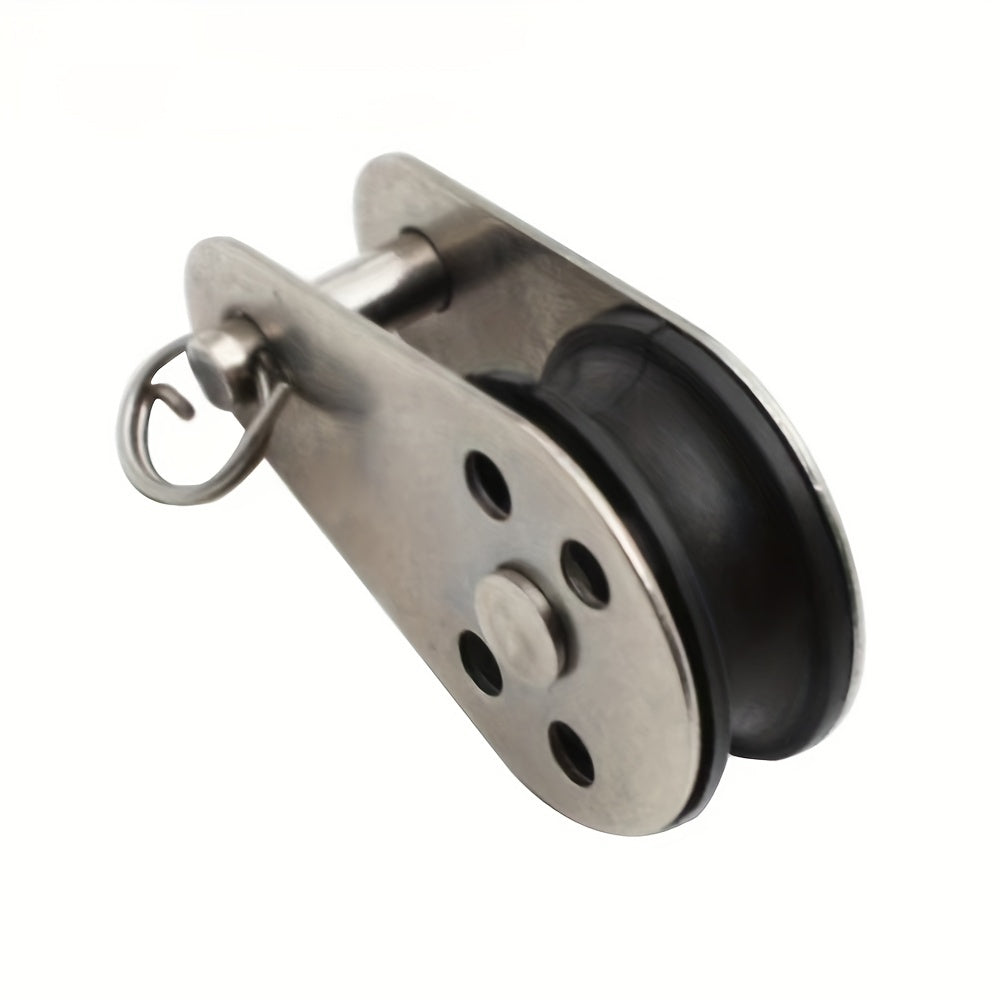 Marine 316 Stainless Steel Swivel Eye Pulley Block for Boats