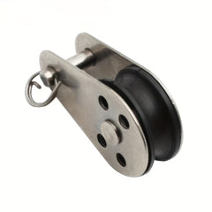 Marine 316 Stainless Steel Swivel Eye Pulley Block for Boats