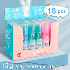Vanishing Jelly Glue Stick Craft Art School Project Paste Washable 24pcs