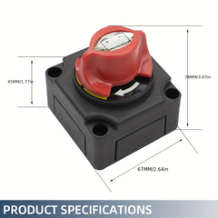 300A 12V Isolator Switch for Marine Boat Car RV ATV