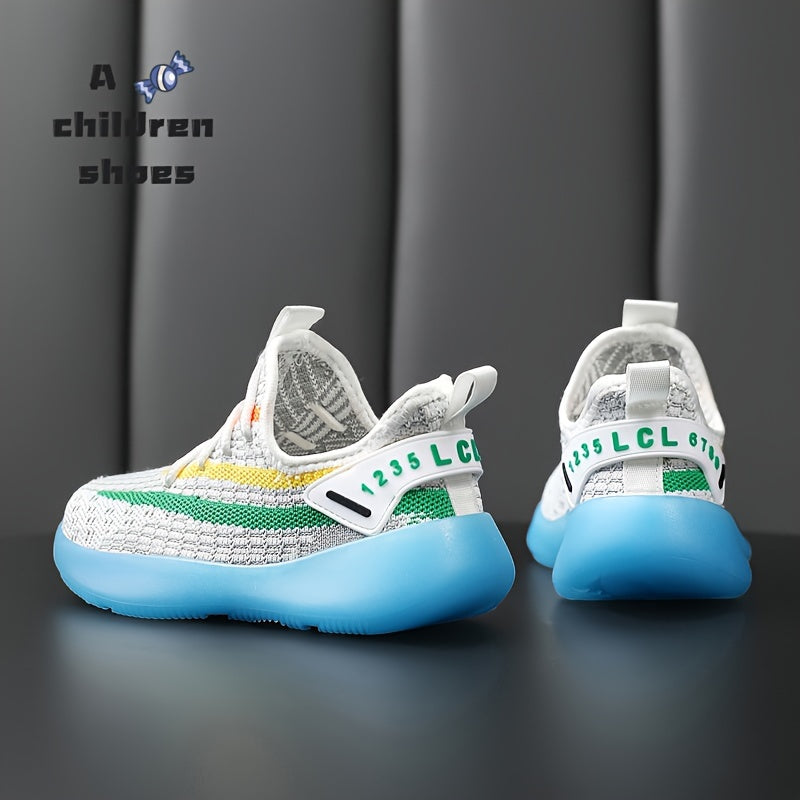 Boys Lightweight Woven Sneakers for Spring & Autumn