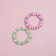 Makersland Girls Star Love Bead Bracelet