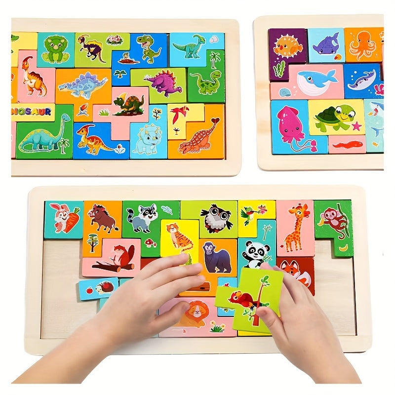 Wooden Puzzle Games Toys - Perfect for Family Gathering