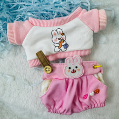 Doll Clothes T Shirt Pant Doll Accessories Suit for Plush Toys Dolls