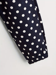Toddler Girls Polka Dot Elastic Waist Casual Pants