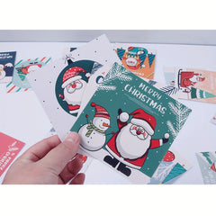 30 Pcs Christmas Greeting Card Mini Xmas Blessing Card Year Gift Postcard
