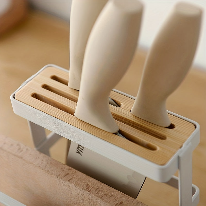 Kitchen Tool Storage Rack with Holder and Lid Holder
