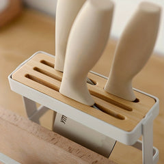 Kitchen Tool Storage Rack with Holder and Lid Holder